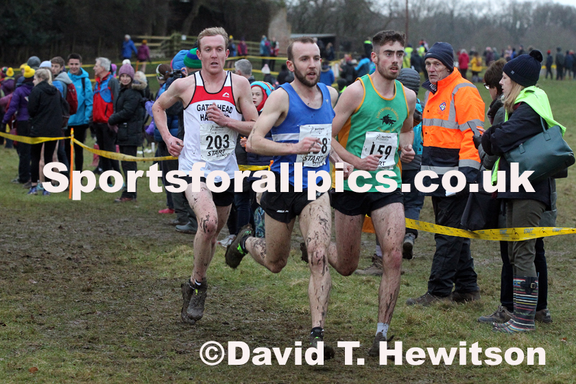 Senior mens Northern Cross Country Champs., Camp Hill Estate, Kirklington.  Photo: David T. Hewitson/Sports for All Pics